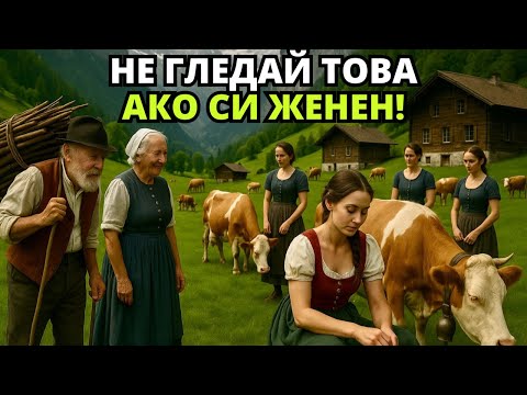 Видео: Такъв е животът на жените в най-отдалечените села на Швейцария: Спят с непознати