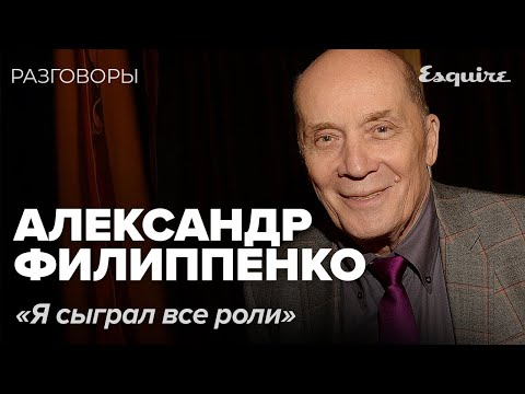 Видео: АЛЕКСАНДР ФИЛИППЕНКО: Померанцев, Герман, Калягин, Райкин, Серебрянников, Эфрос, Стуруа.
