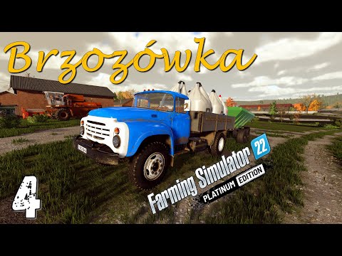 Видео: FS 22 Карта Бжозувка (Brzozówka) прохождение Удобрил поле и засыпал известью #04