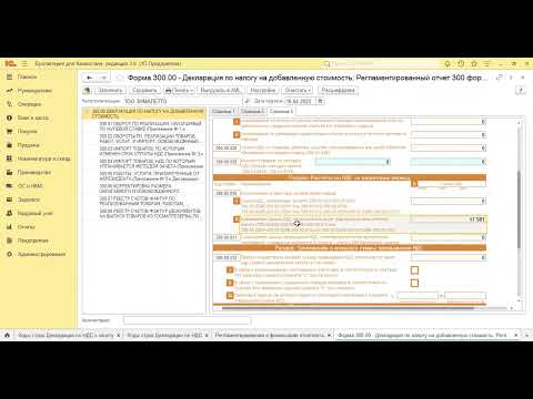 Видео: #1c Заполнение кодов строк в ф.300 в1С по приобретению и реализации в РК. #бухгалтер #налоги