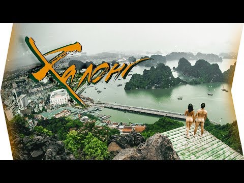 Видео: Халонг. Вьетнам. Пробрались на закрытую обзорную площадку.