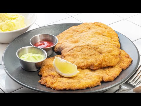 Видео: Идеальный куриный шницель