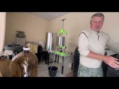 Видео: Делаем домашнее вино. Используем пресс