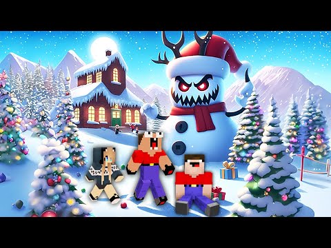 Видео: НУБ И ДЕВУШКА ПРО СПАСАЮТ РОЖДЕСТВО В РОБЛОКС !