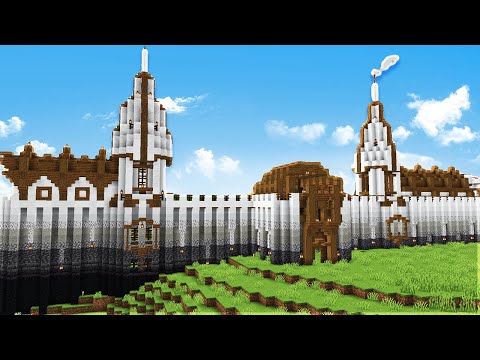 Видео: Построих ГИГАНТСКА КРЕПОСТ - Minecraft Survival with heaveN #6