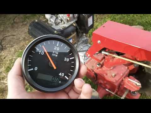 Видео: Тахометр на дизельный мотоблок МТЗ