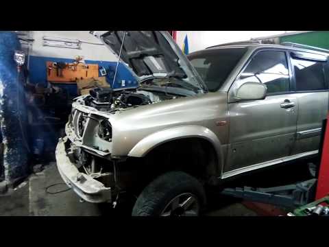 Видео: Сузуки Витара XL / Suzuki Vitara XL V6 2.7 замена подушек рамы