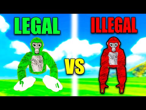 Видео: ЛЕГАЛЬНЫЕ МОДЫ против НЕЛЕГАЛЬНЫХ МОДОВ (Gorilla Tag)
