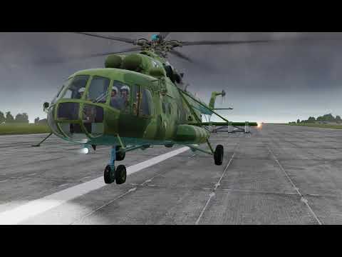 Видео: Полёт и посадка в СМУ вертолёта ми-8МТВ2 без GPS 2ая часть