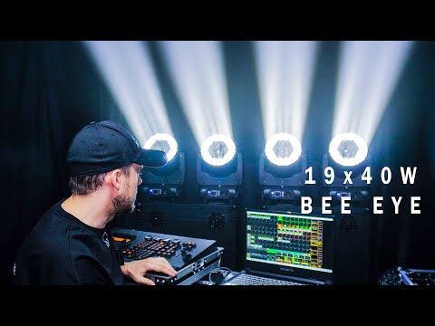 Видео: Голова 19X40W Wash Bee Eye K15 | BB LIGHT | Обзор