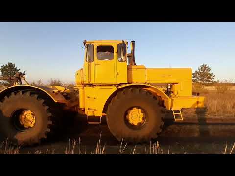 Видео: Трактор кировец К-700 Пахота