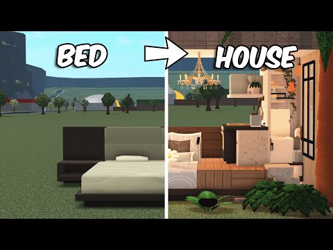 Видео: Превращаем кровать в дом в Блоксбурге