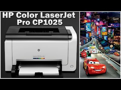 Видео: Цветной Лазерный Принтер HP Color LaserJet Pro CP1025 - ОБЗОР