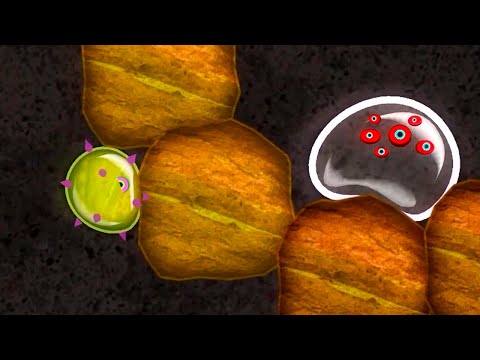 Видео: ЛИЗУН СЪЕЛ ВСЕ НА СВЕТЕ - Tales From Space Mutant Blobs Attack