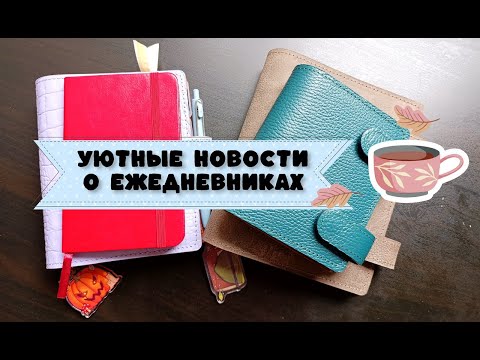 Видео: Уютные новости ежедневником: мой common place, дневники | Cozy daily news: my common place, diaries