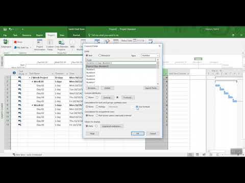Видео: Плановый процент завершения проекта MS Project против фактического процента завершения — обновлен...