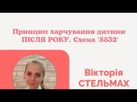 Видео: Харчування дитини після року: що і скільки порцій.