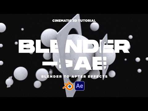 Видео: Создайте лучшую 3D-графику движения — рабочий процесс Blender-After Effects