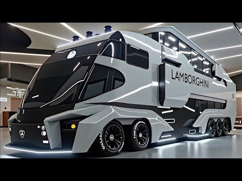 Видео: 2026 Lamborghini Luxury RV — Роскошный дом на колёсах будущего