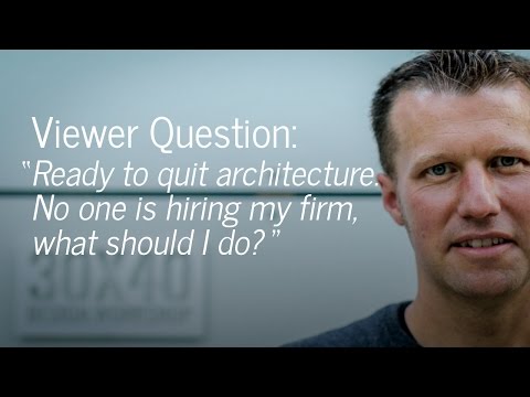 Видео: Вопрос наблюдателя: Выхожу из проекта «Архитектура», если не могу найти клиента. Что делать?