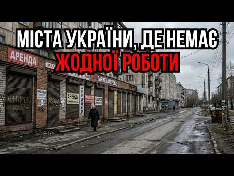 Видео: 5 МІСТ УКРАЇНИ, ДЕ НЕМАЄ РОБОТИ (ЯК ЛЮДИ ТАМ ЖИВУТЬ?!)