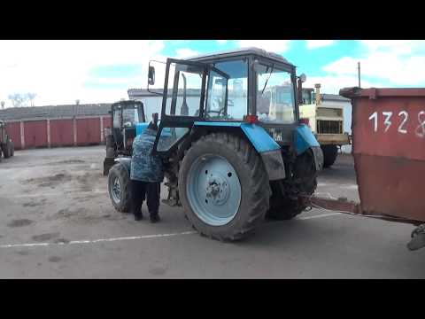 Видео: Машинный двор СПК "Гигант":Подготовка к посевной.