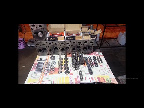 Видео: Ремонт гбц от шахмана двс wp10.Замена напраляющих втулок,и сёдел Часть 2