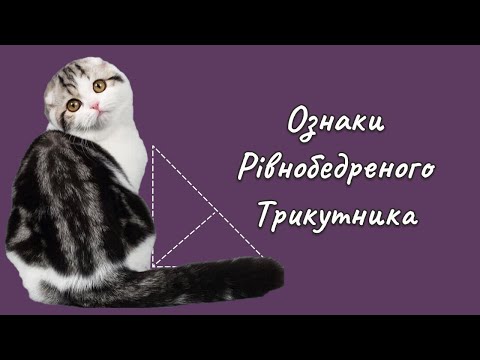 Видео: 7 клас - Ознаки Рівнобедреного Трикутника