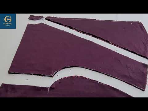 Видео: Раскрой и шитье из бархатной ткани с пайетками/изготовление очень стильных блузок