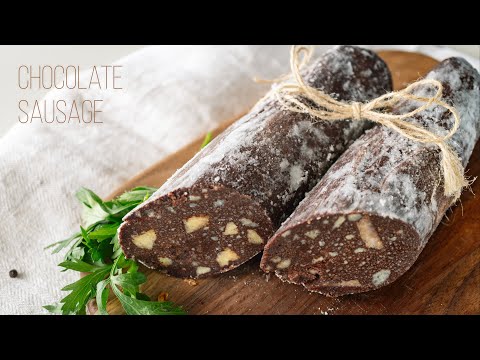 Видео: Chocolate Sausage | Low Carb Keto Diet | Шоколадная Колбаса
