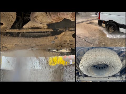 Видео: Грязная мойка Midibus с мойкой под давлением! Сила #глубокой #чистоты #асмр #удовлетворения