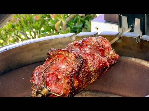 Видео: Как приготовить баранью ногу на гриле Slow 'N Sear Kamado