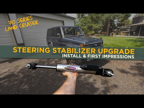 Видео: Устраните вибрацию руля! | Стабилизатор рулевого управления Land Cruiser 70 серии | Подвеска Dobi...