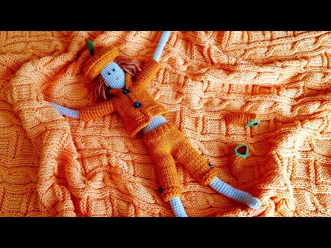 Видео: Простейший ДЕТСКИЙ плед "ЛЕТОСЕНЬ" 🌞🍂#вязаниеспицами #атрико