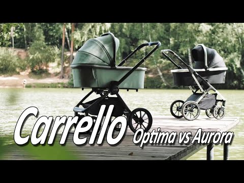 Видео: Carrello Optima VS Carrello Aurora. Сравнительный обзор детских колясок.