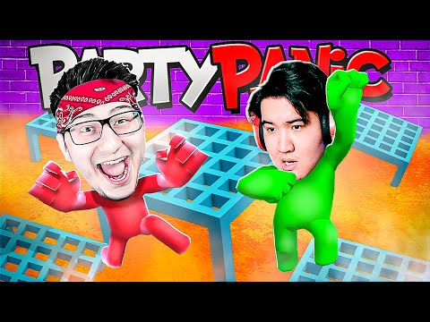 Видео: ПОЛЧАСА УГАРА С НЕГОДЯЯМИ В PARTY PANIC
