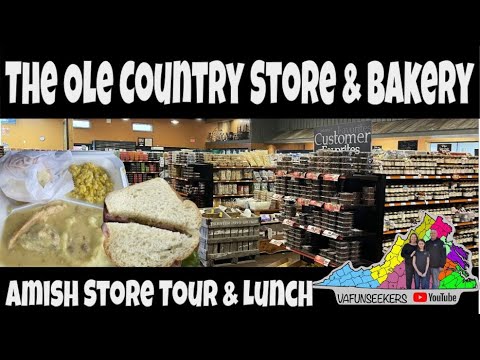 Видео: Магазин и пекарня Ole Country | Экскурсия по магазину амишей и обед | Калпепер, Вирджиния