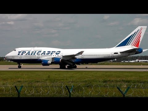 Видео: ✈Списанные Боинги ТРАНСАЭРО катают по полосе в Домодедово