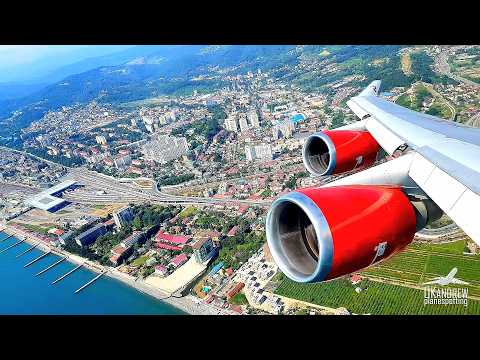 Видео: Незабываемый Фантастический Полёт. Боинг 747-400 Сочи-Москва