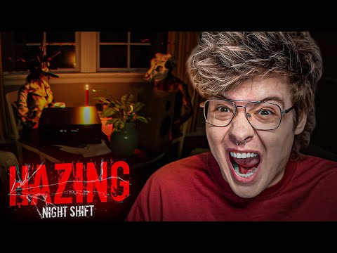 Видео: ШАРФ ИГРАЕТ В ХОРРОР Hazing - Night Shift