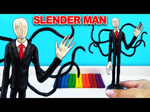 Видео: Слендермен из пластилина. Крутая фигурка и страшные истории о SlenderMan | Лепим фигурки с Лепка ОК