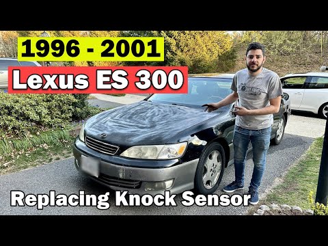 Видео: Замена датчика детонации на Lexus ES 300 1996 1997 1998 1999 2000 2001 годов выпуска