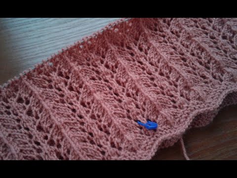 Видео: Ажурное платье спицами. Часть 4.