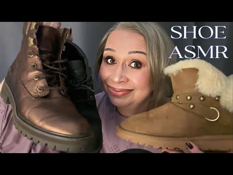 Видео: АСМР Моя Любимая Зимняя Обувь, ASMR my favorite shoes haul