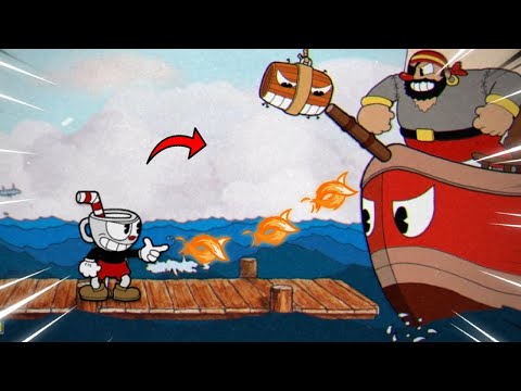 Видео: Бих се срещу пират с жив кораб в Cuphead