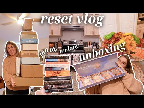 Видео: видеоблог: перезагрузка дома! Распаковка покупок, обзор чтения и уборка вместе со мной!