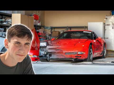 Видео: У моего Corvette (Z06) ПОВРЕЖДЕНА РАМА... | Ремонт Chevy Corvette Z06 (C5) 2004 года, часть 2