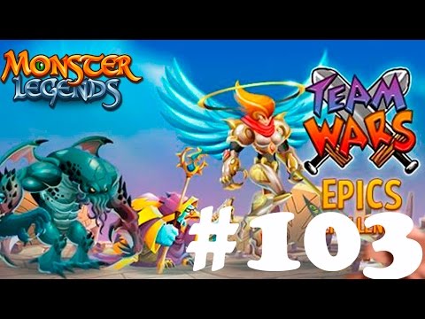 Видео: КОМАНДНЫЕ ВОЙНЫ - Monster Legends 103 Team Wars