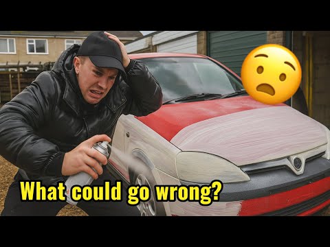 Видео: ПОПЫТАЛАСЬ ПЕРЕКРАСИТЬ VAUXHALL CORSA ЗА 500 ФУНТОВ СТЕРЛИНГОВ СО СВАРКОЙ…