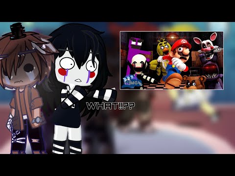 Видео: Реакция FNAF на SMG4: R64 Return To Freddy’s Spaghetteria REMASTERED (Gacha Life)